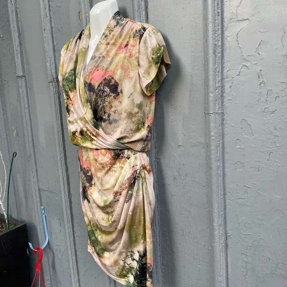 Aidan Mattox Wrap Front dress, size 2 - Picture 4 of 9